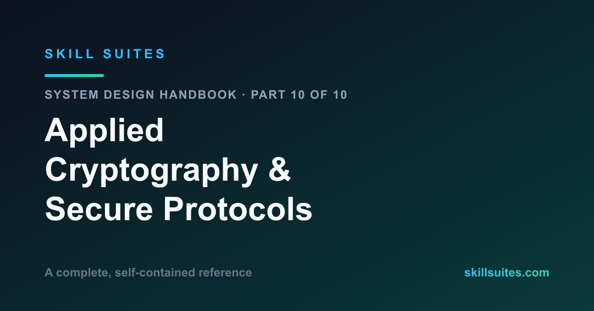 Applied Cryptography & Secure Protocols: The Complete Reference