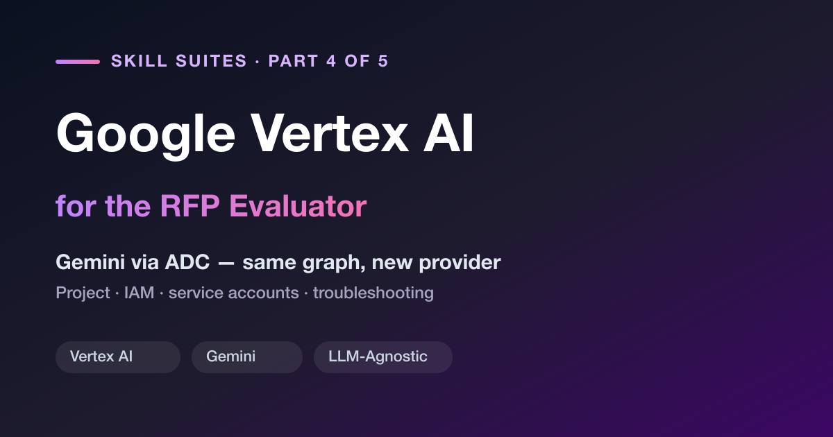 Run the RFP Evaluator on Google Vertex AI (Part 4)