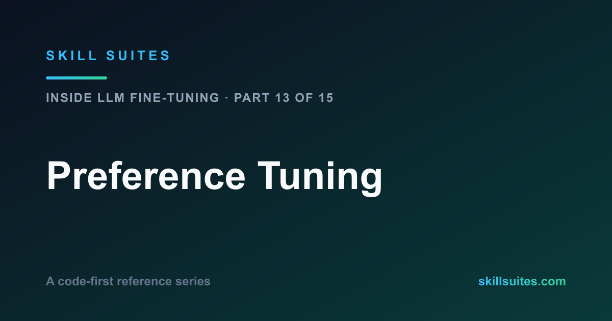 Preference Tuning: RLHF, DPO, and the Verifiable-Reward Branch